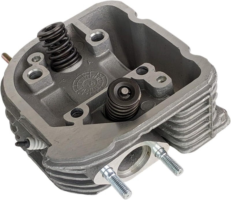 RedCap 170cc Gy6 61mm Big Bore Cylinder Head Assembly for Gy6 169cc & 200cc Engines TANK 200, TaoTao Bull 200 With 57mm Stud Spacing - Type K-block Superiority (Engine LF161QMK) - Image 4